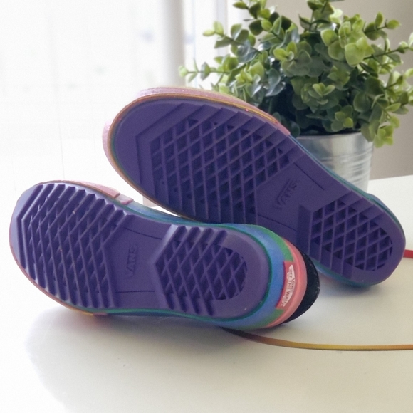 VANS GLITTER OLD SKOOL STACKED SHOES - Picture 7 of 10